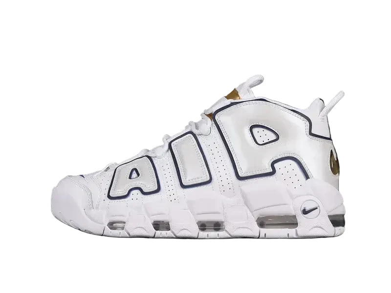 Nike Air More Uptempo "White/Mid Night Navy"