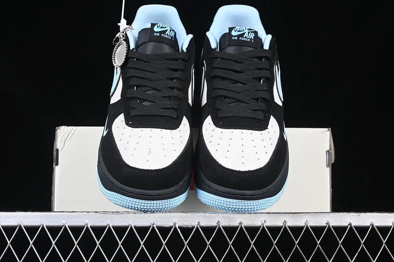 Nike Air Force 1 "Black/White/Tourquise"