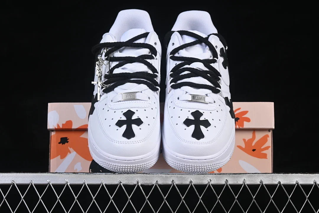 Nike Air Force 1 '07 "White Chrome Hearts"