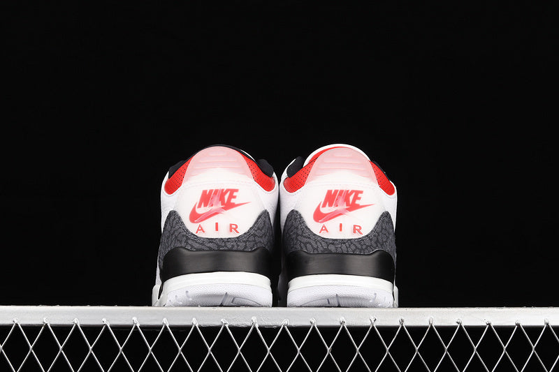 Air Jordan 3 Retro "Denim Fire Red"