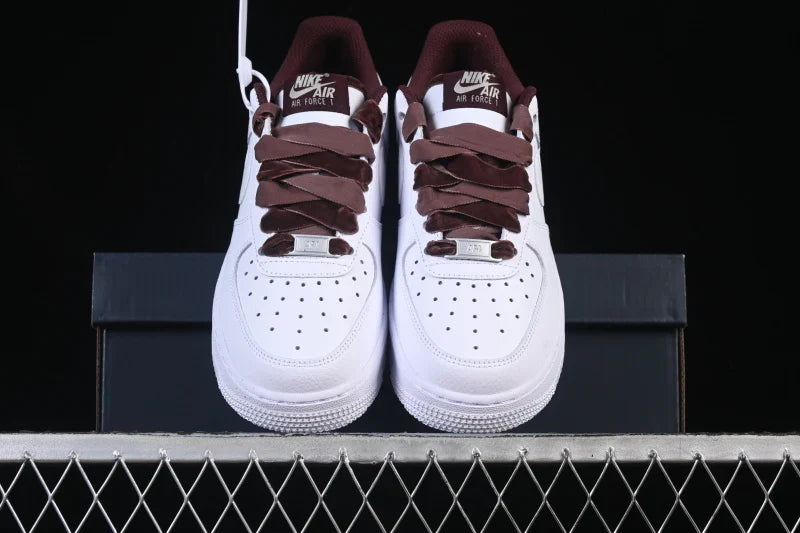 Nike Air Force 1 "White/Dark Brown"