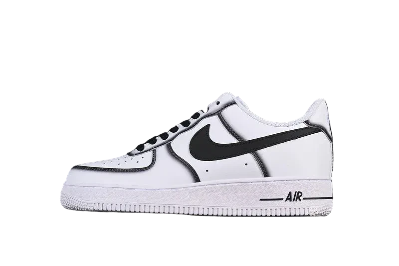 Nike Air Force 1 "White/Swoosh Black"
