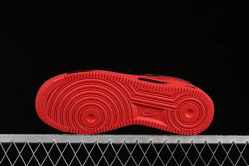 Nike Air Force 1 "All Red/Black"