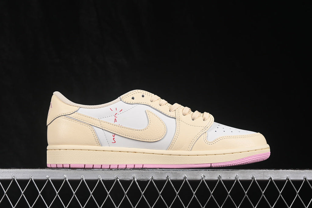 Air Jordan 1 Retro Low OG X Travis Scott "Shy Pink"
