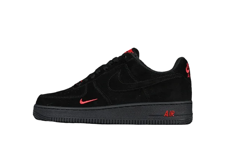 Nike Air Force 1 Shadow "Multi Swoosh Black/Crimson"
