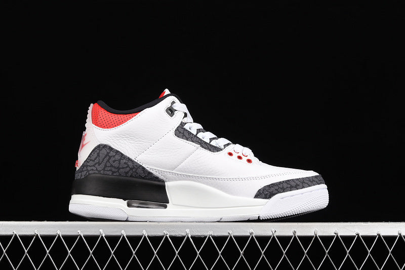 Air Jordan 3 Retro "Denim Fire Red"