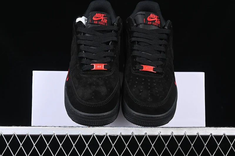 Nike Air Force 1 Shadow "Multi Swoosh Black/Crimson"