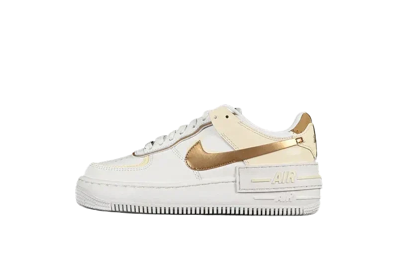 Nike Air Force 1 Shadow "White/Gold"