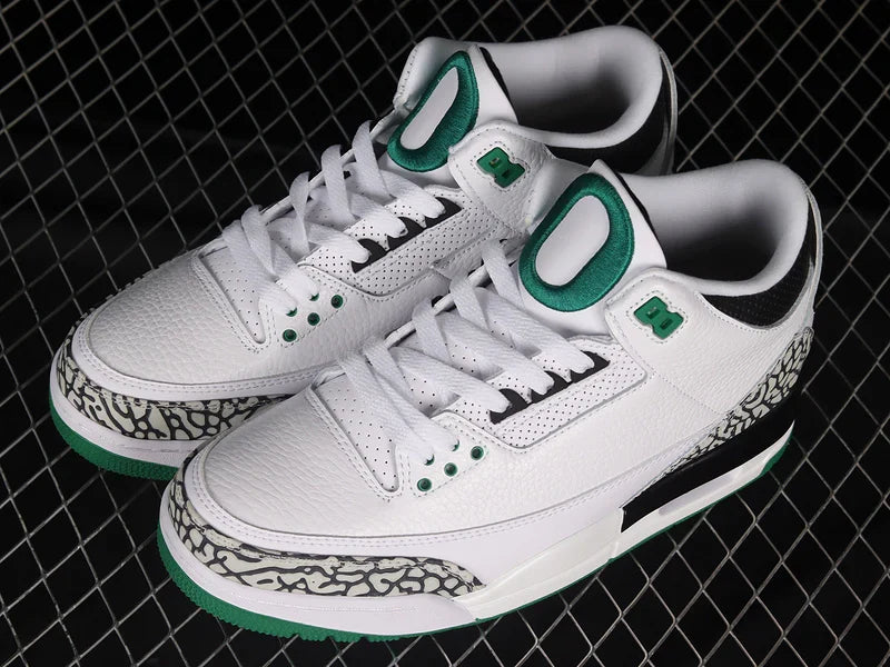 Air Jordan 3 Retro "Oregon Ducks Pit Crew White"