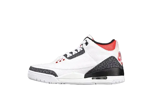 Air Jordan 3 Retro "Denim Fire Red"