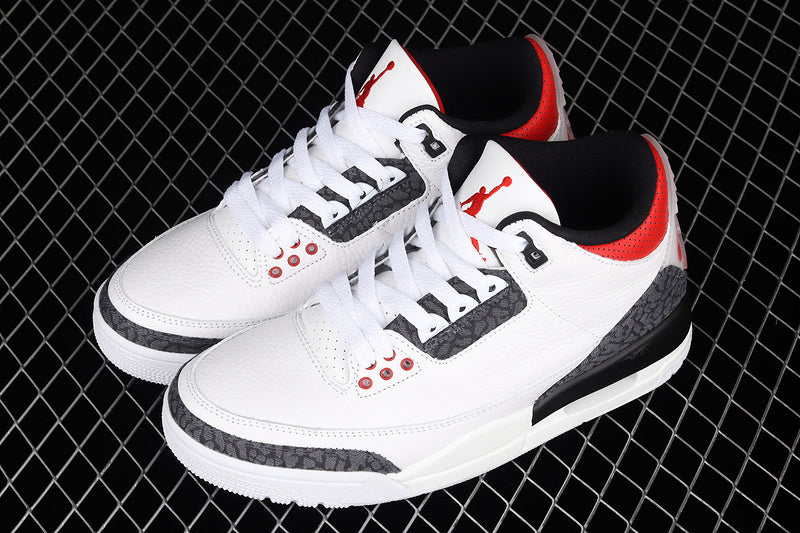 Air Jordan 3 Retro "Denim Fire Red"