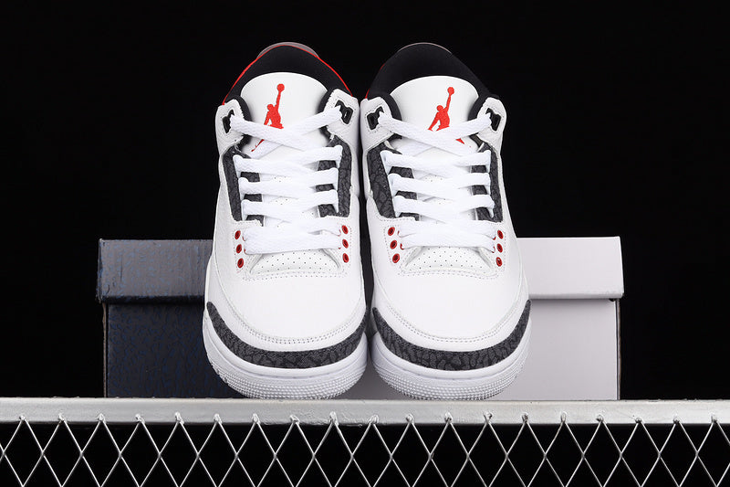 Air Jordan 3 Retro "Denim Fire Red"