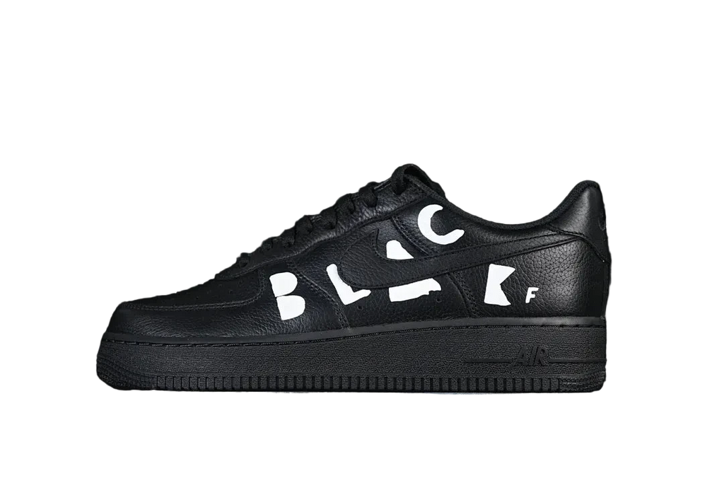 Nike Air Force 1 X Comme Des Garçons "All Black"