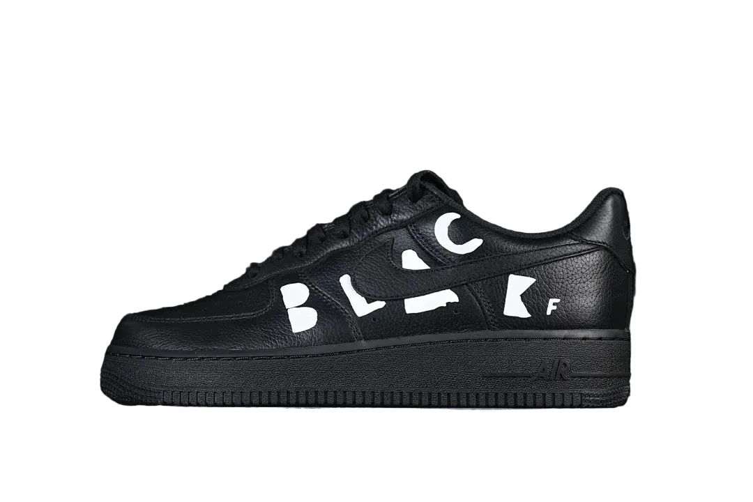 Nike Air Force 1 X Comme Des Garçons "All Black"